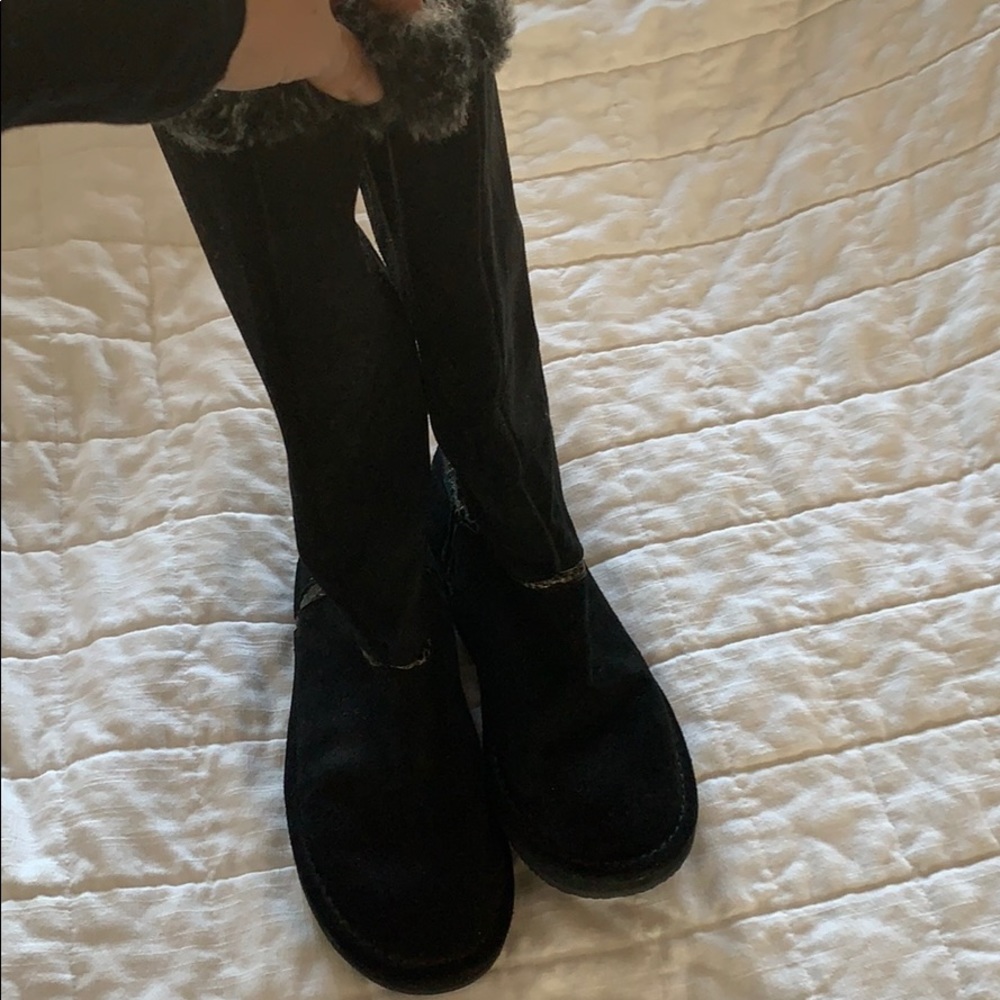 Juicy Couture faux fur zip-up knee boots - Picture 6 of 10